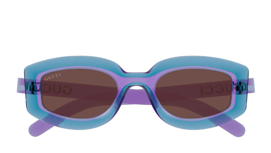 Luxury Gucci GG1719S 003 violet violet brown women's sunglasses new collection Luxury Gucci GG1719S 003 violet violet brown women's sunglasses new collection