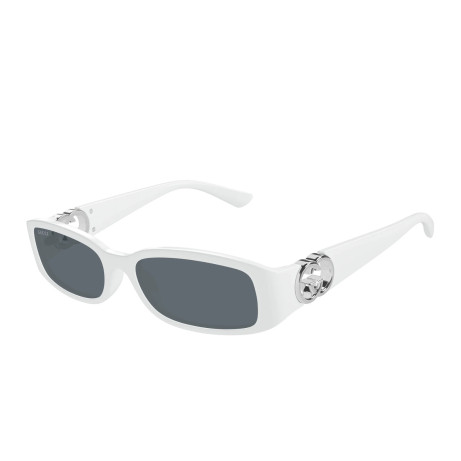 Luxury Gucci GG1661S 003 women's sunglasses white white grey new collection 2