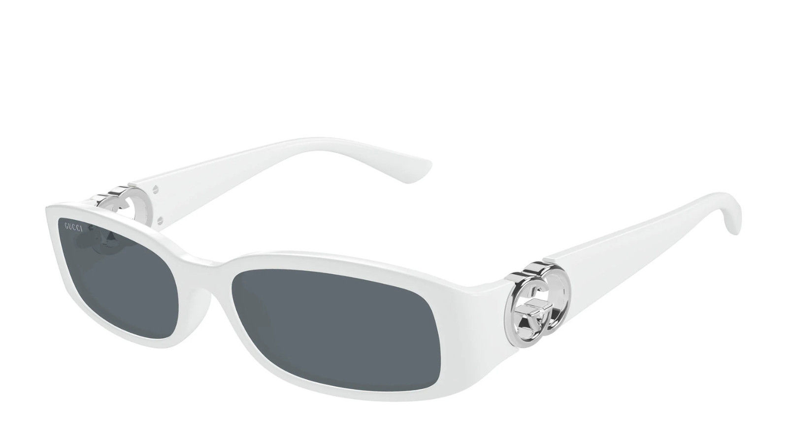 Luxury Gucci GG1661S 003 women's sunglasses white white grey new collection