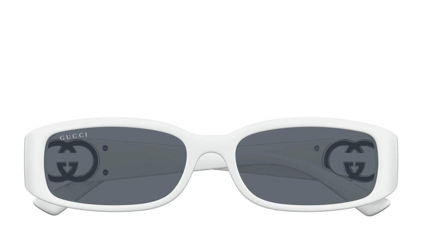 Luxury Gucci GG1661S 003 women's sunglasses white white grey new collection