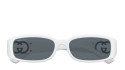 Luxury Gucci GG1661S 003 women's sunglasses white white grey new collection