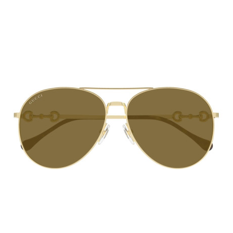 Gucci GG1698S 002 gold gold brown