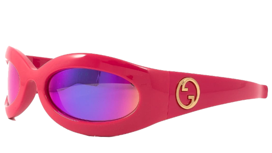 Occhiali da sole donna Luxury Gucci GG1247S red pink (005) nuova collezione
