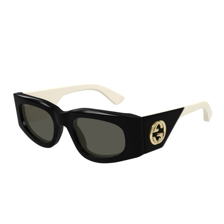 Luxury Gucci GG1664S 001 women's sunglasses black ivory grey new collection 2