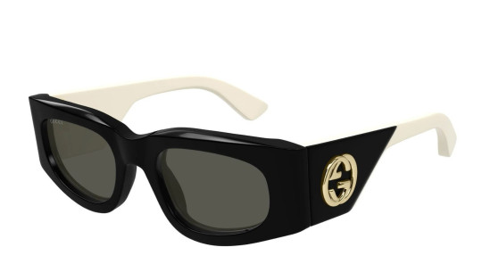 Occhiali da sole donna Luxury Gucci GG1664S 001 black ivory grey nuova collezione