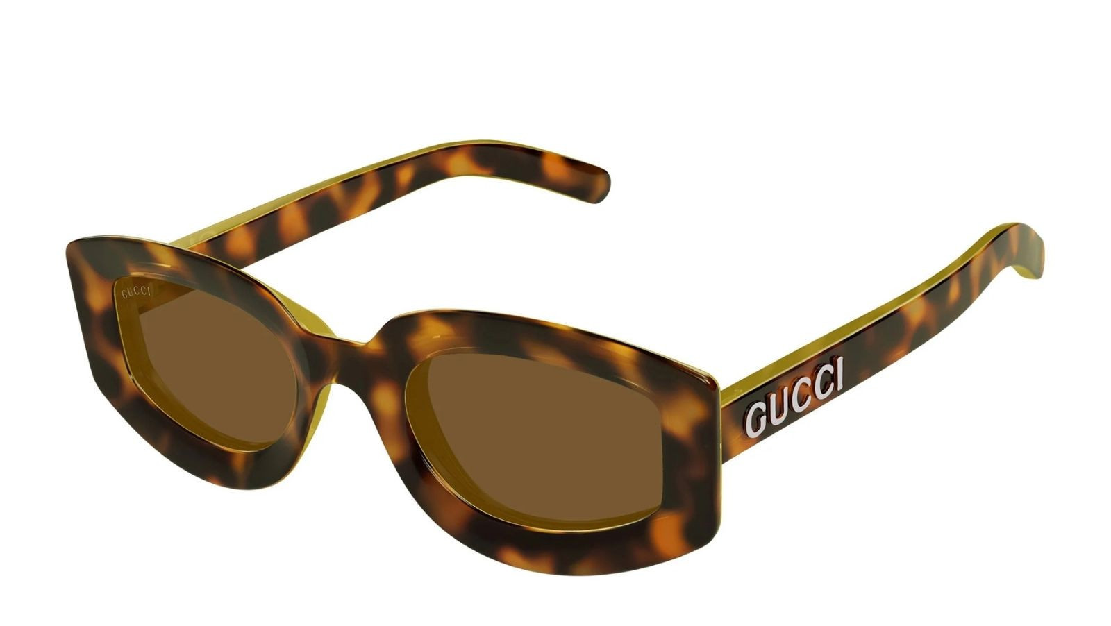 Luxury Gucci GG1719S 002 havana brown women's sunglasses havana brown new collection