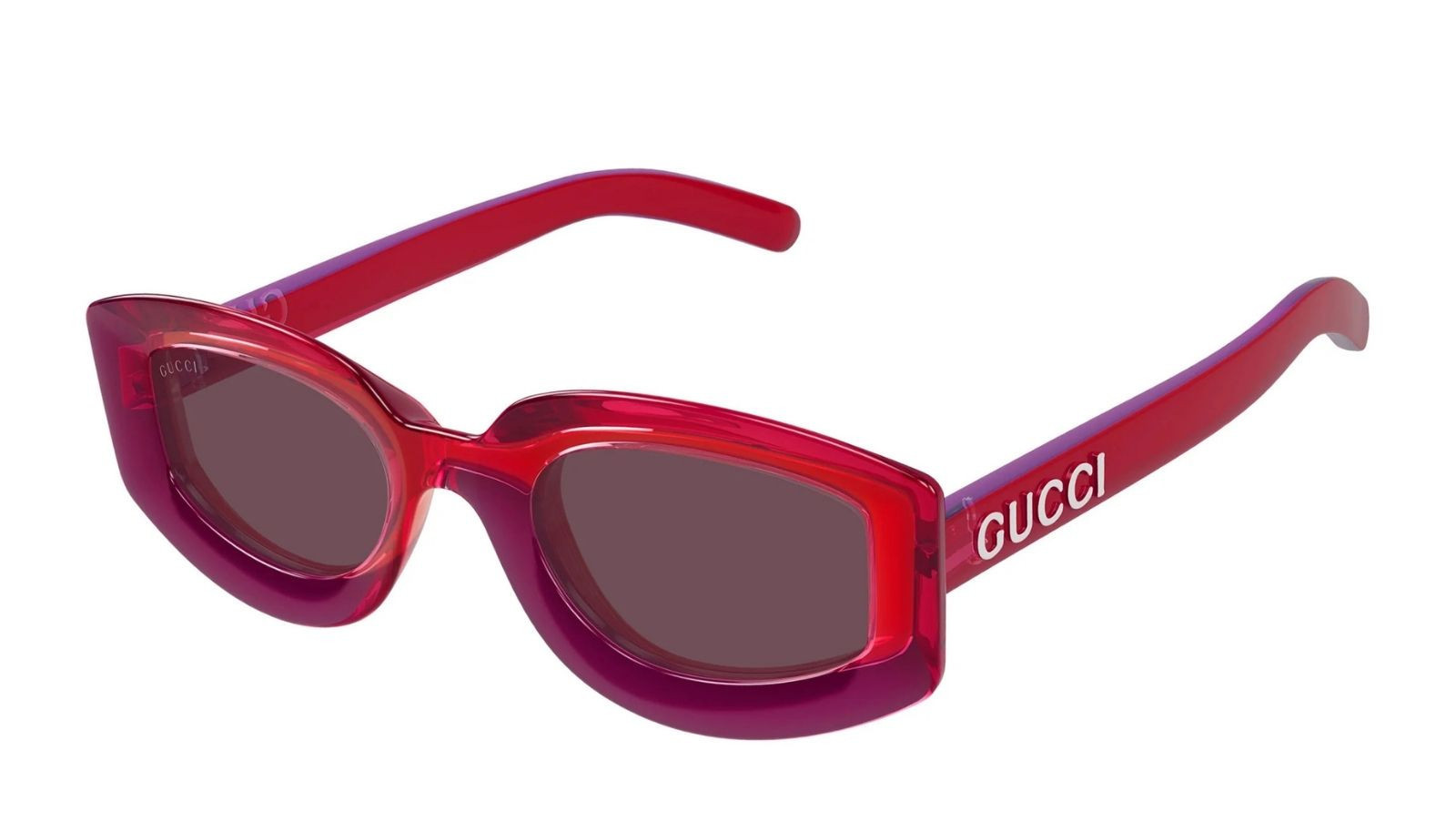 Occhiali da sole donna Luxury Gucci GG1719S 004 red red violet nuova collezione