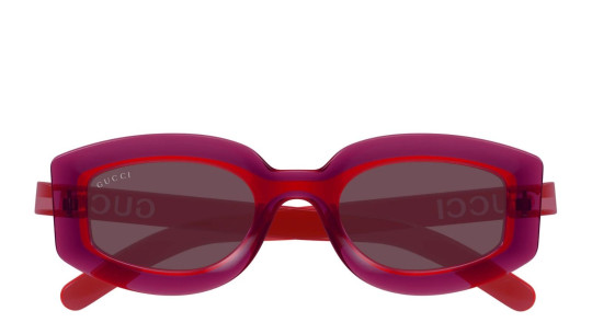 Occhiali da sole donna Luxury Gucci GG1719S 004 red red violet nuova collezione