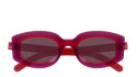 Luxury Gucci GG1719S 004 red red violet sunglasses for women new collection