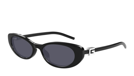 Luxury Gucci GG1680S 001 women's sunglasses black black grey new collection