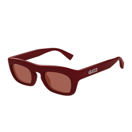 Occhiali da sole uomo Luxury Gucci GG1777S 002 burgundy burgundy bro nuova collezione 2