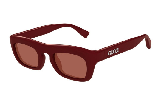 Occhiali da sole uomo Luxury Gucci GG1777S 002 burgundy burgundy bro nuova collezione