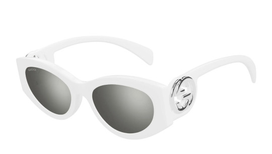 Occhiali da sole donna Luxury Gucci GG1691S 006 white white grey nuova collezione