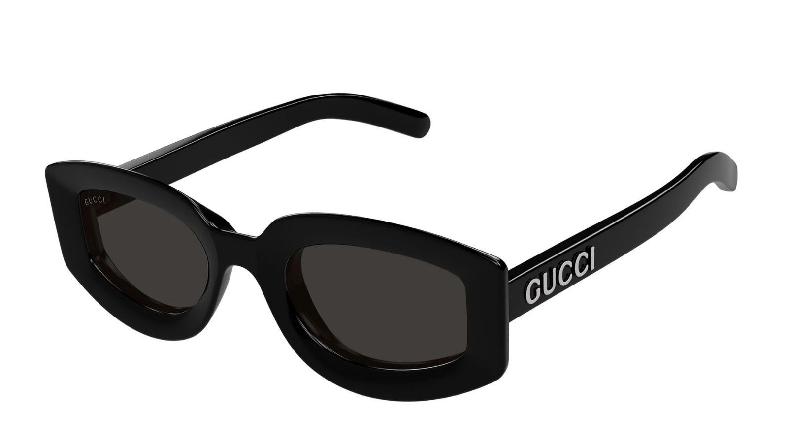 Luxury Gucci GG1719S 001 women's sunglasses black black grey new collection