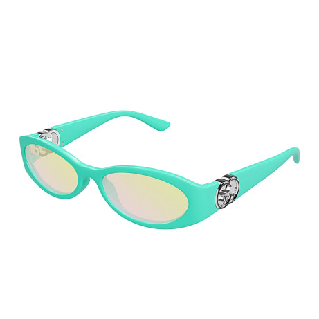 Women's Sunglasses Luxury Gucci GG1660S 007 light blue light blue new collection 2