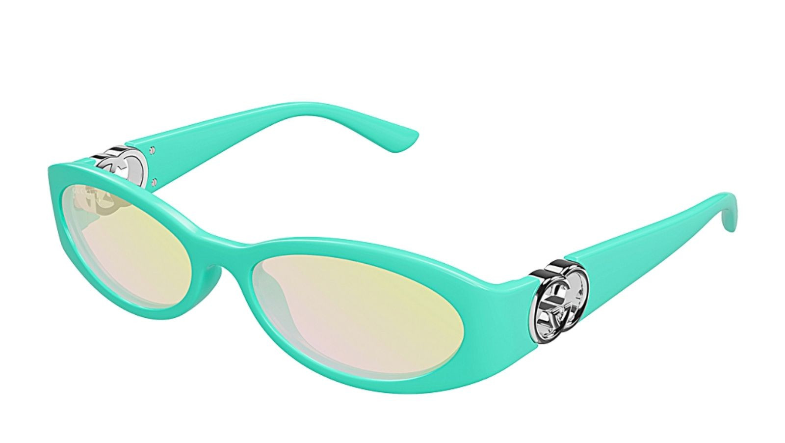 Women's Sunglasses Luxury Gucci GG1660S 007 light blue light blue new collection