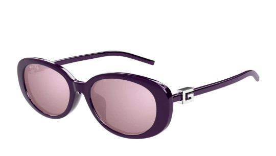 Luxury Gucci GG1684SA 005 violet violet violet sunglasses new collection