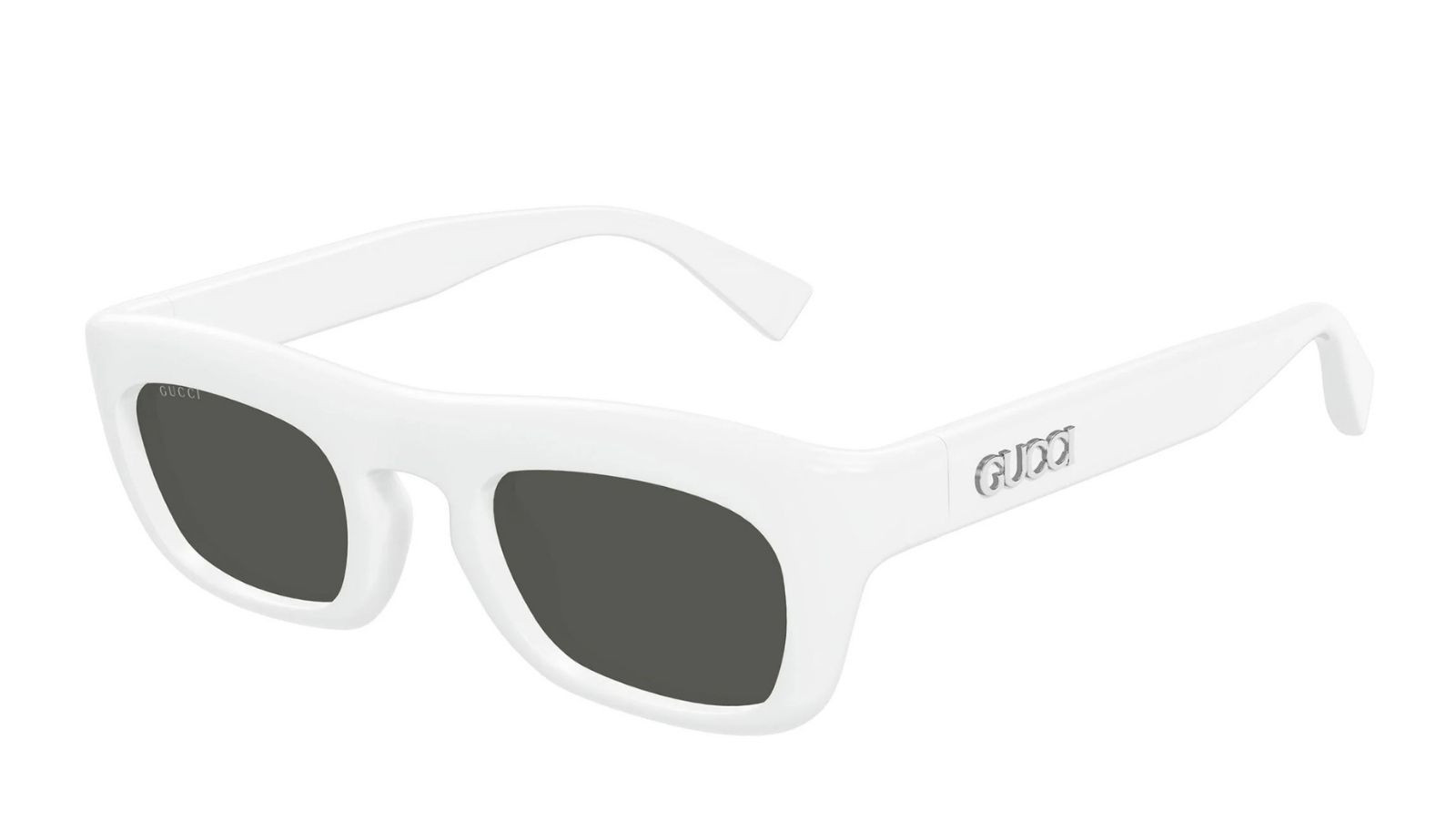 Occhiali da sole uomo Luxury Gucci GG1777S 004 white white grey nuova collezione