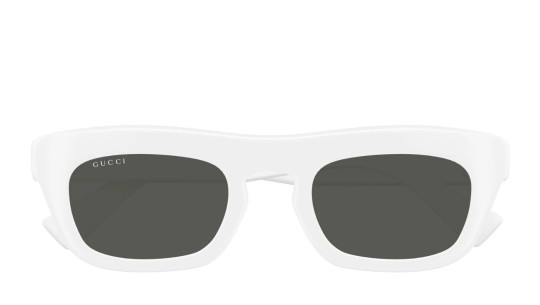 Occhiali da sole uomo Luxury Gucci GG1777S 004 white white grey nuova collezione Occhiali da sole uomo Luxury Gucci GG1777S 004 white white grey nuova collezione