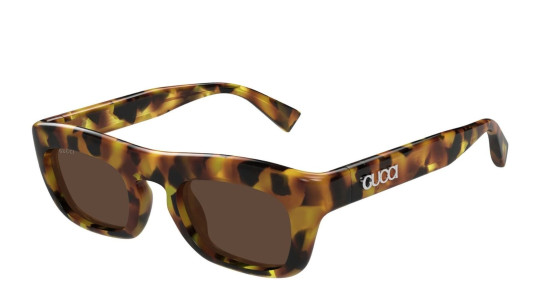 Occhiali da sole uomo Luxury Gucci GG1777S 003 havana havana brown nuova collezione