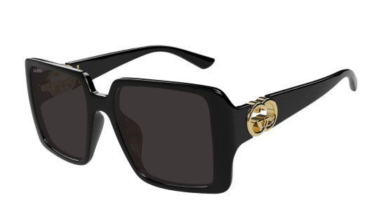 Luxury Gucci GG1692S 001 women's sunglasses black black grey new collection