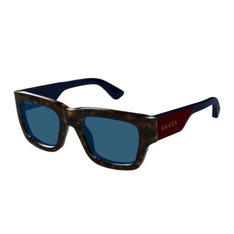 Occhiali da sole uomo Luxury Gucci GG1668S 002 havana red blue nuova collezione 2