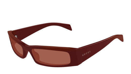 Occhiali da sole uomo Luxury Gucci GG1778S 003 burgundy burgundy bro nuova collezione