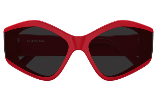 Luxury women s sunglasses Balenciaga BB0302S red grey (004) new collection Luxury women s sunglasses Balenciaga BB0302S red grey (004) new collection