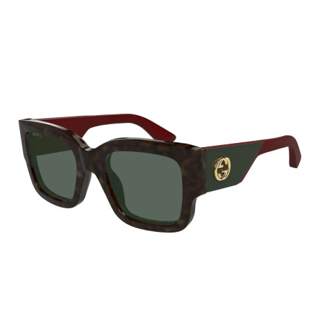Luxury Gucci GG1663S 002 havana red green women's sunglasses new collection 2