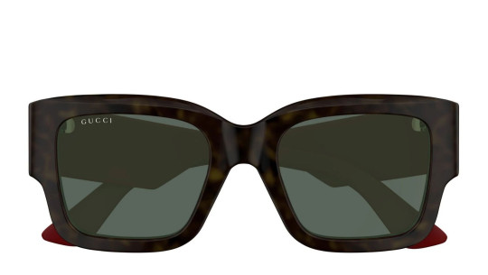 Occhiali da sole donna Luxury Gucci GG1663S 002 havana red green nuova collezione