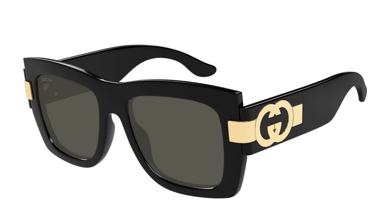 Luxury Gucci GG1688S 001 women's sunglasses black black grey new collection