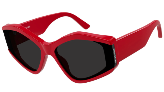 Luxury women s sunglasses Balenciaga BB0302S red grey (004) new collection