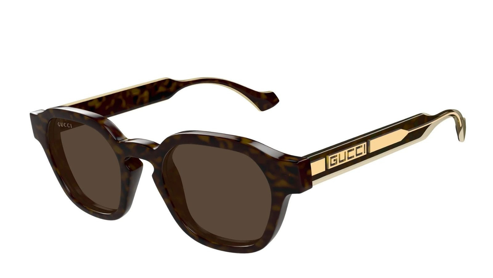 Occhiali da sole uomo Luxury Gucci GG1730S 002 havana yellow brown nuova collezione