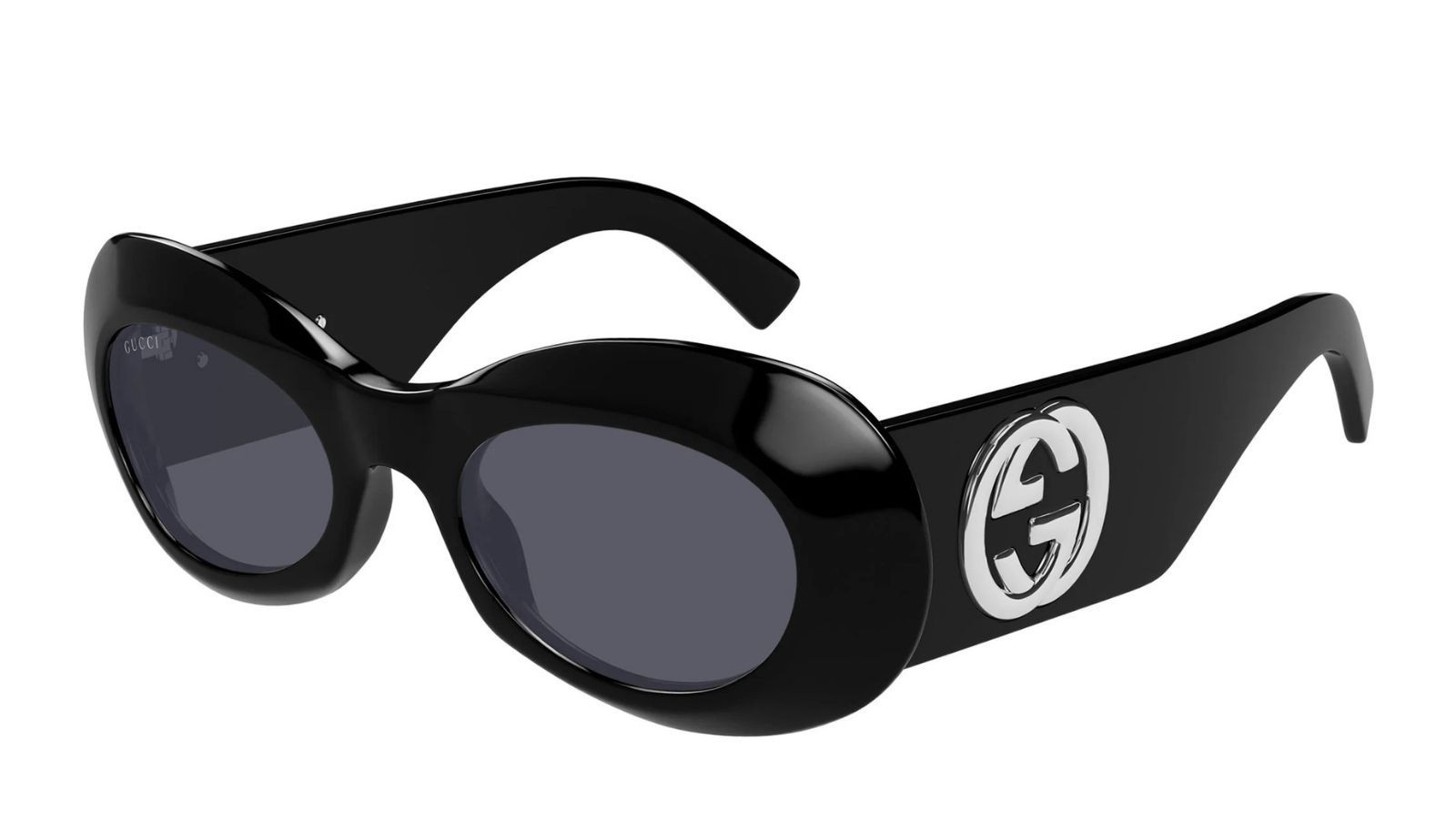 Men's Eyeglasses Women Gucci GG1696S 001 black black grey Lux...