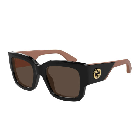 Men's Women's Eyeglasses Gucci GG1663S 004 black pink brown Lux... 2
