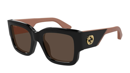 Men's Women's Eyeglasses Gucci GG1663S 004 black pink brown Lux...