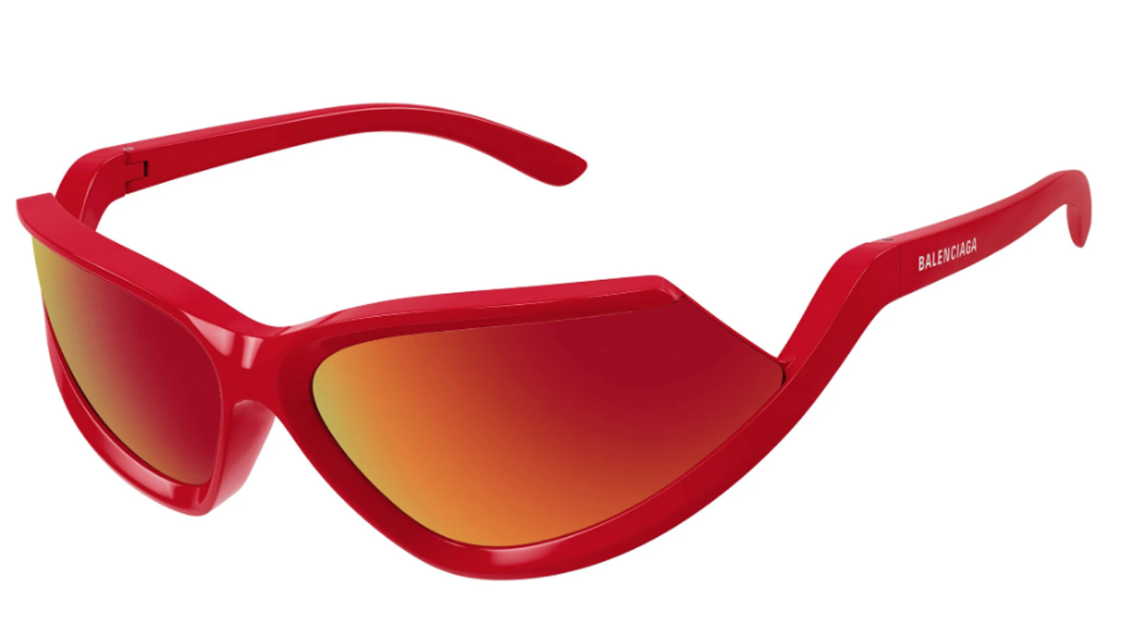 Occhiali sole uomo donna Luxury Balenciaga BB0289S red (005) nuova collezione