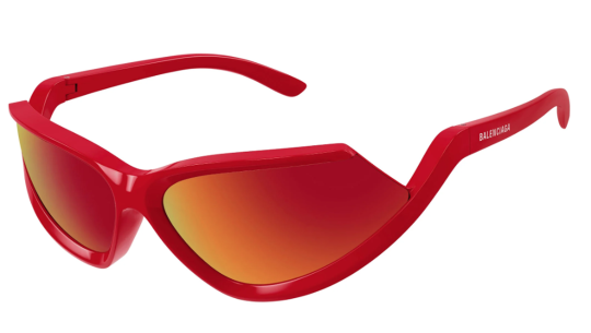Occhiali da sole uomo donna Luxury Balenciaga BB0289S red (005) nuova collezione