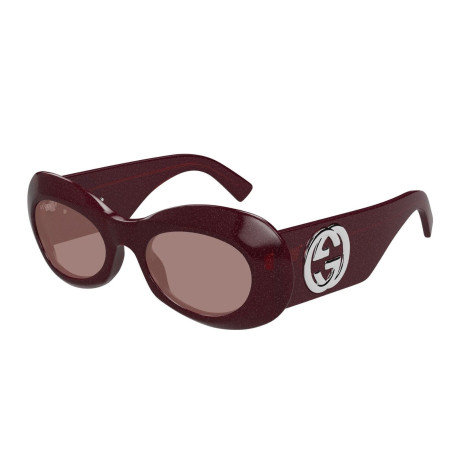 Occhiali da sole donna Luxury Gucci GG1696S 003 violet violet violet nuova collezione 2