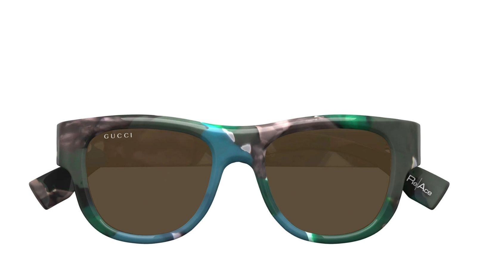 Occhiali da sole uomo Luxury Gucci GG1750S 001 green green brown nuova collezione