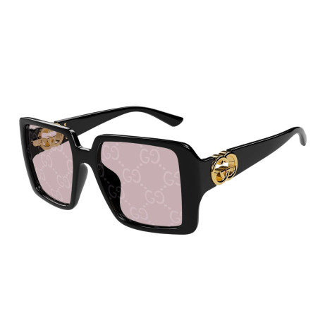 Occhiali da sole donna Luxury Gucci GG1692S 006 black black pink nuova collezione 2