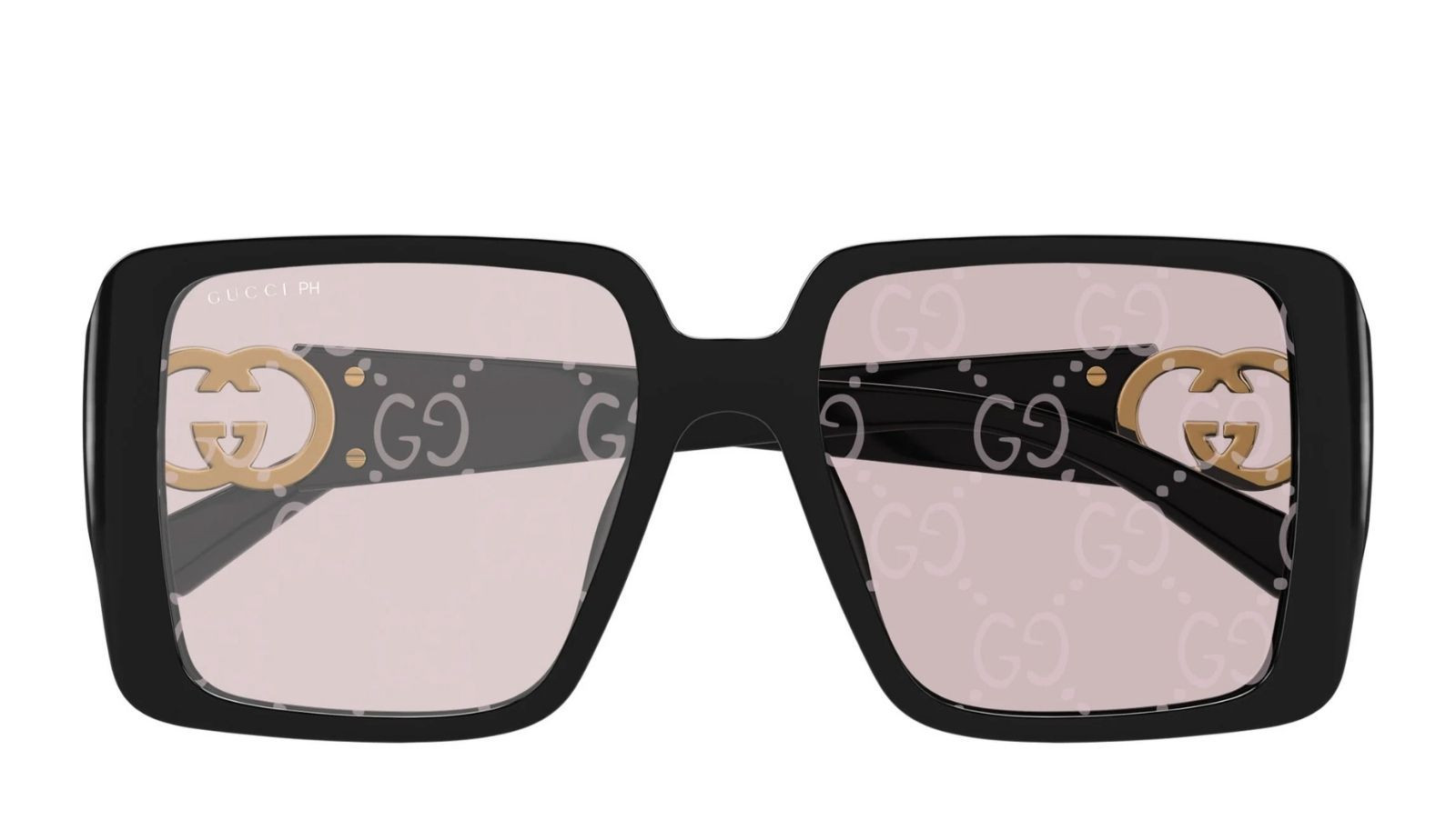 Occhiali da sole donna Luxury Gucci GG1692S 006 black black pink nuova collezione