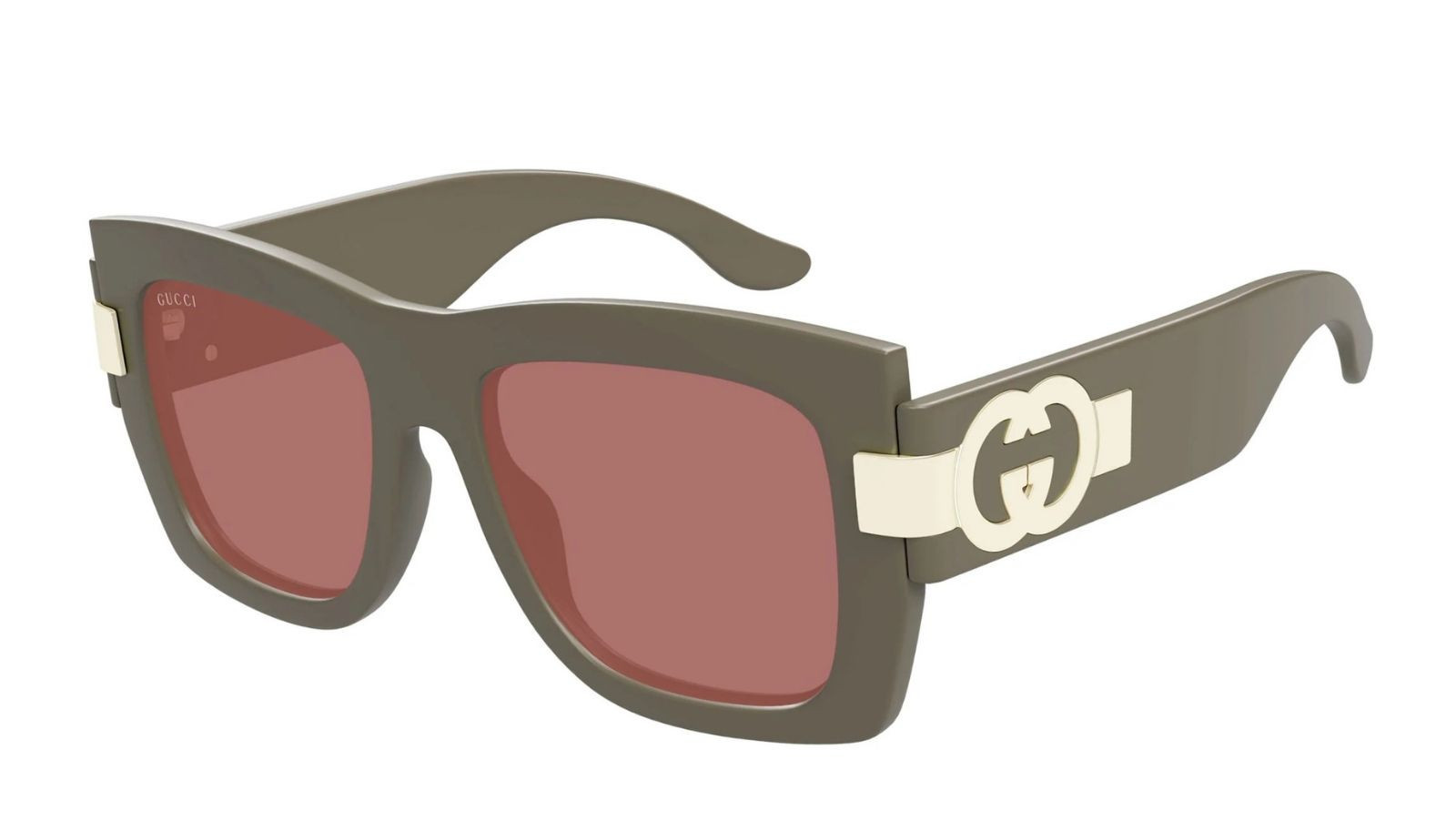 Occhiali da sole donna Luxury Gucci GG1688S 004 grey grey red nuova collezione