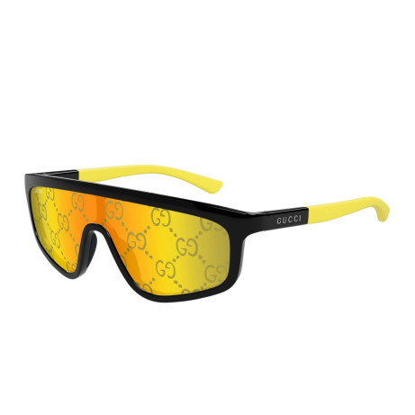 Occhiali sole uomo donna Luxury Gucci GG1736S 004 black yellow yellow nuova collezione 2