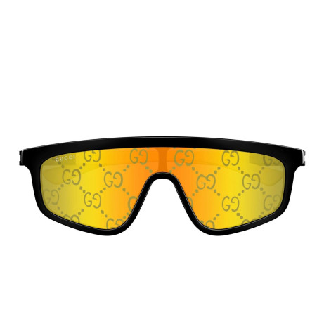 Occhiali sole uomo donna Luxury Gucci GG1736S 004 black yellow yellow nuova collezione