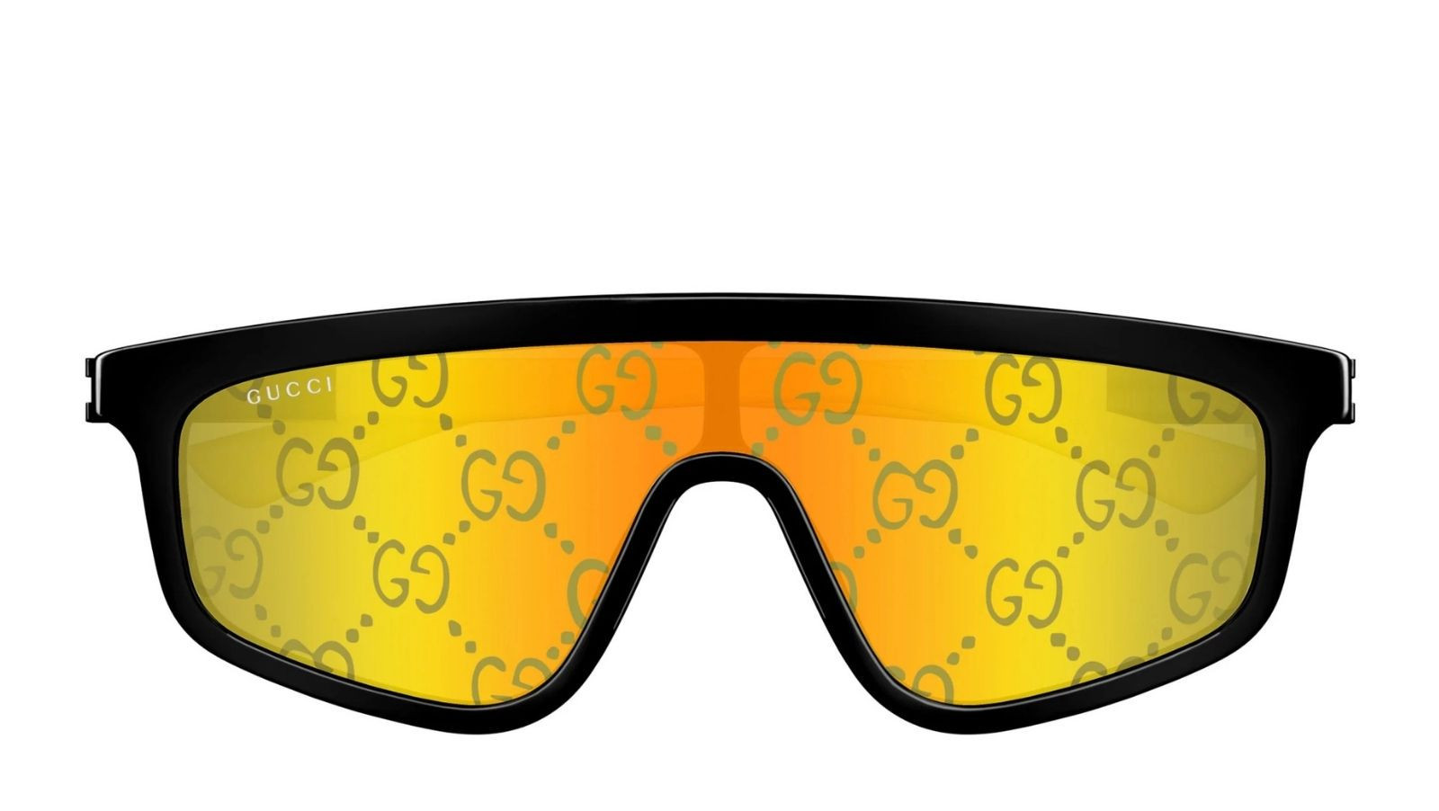 Occhiali sole uomo donna Luxury Gucci GG1736S 004 black yellow yellow nuova collezione