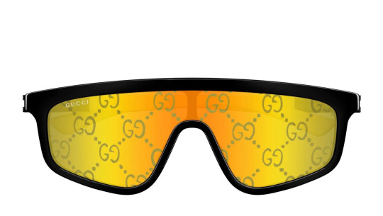 Occhiali sole uomo donna Luxury Gucci GG1736S 004 black yellow yellow nuova collezione