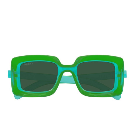 Occhiali da sole donna Luxury Gucci GG1718S 003 green green green nuova collezione