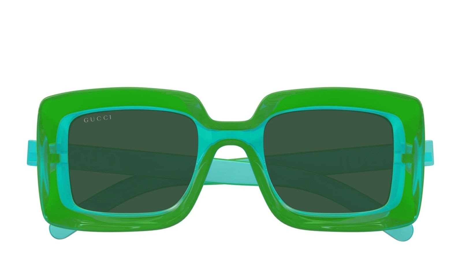 Occhiali da sole donna Luxury Gucci GG1718S 003 green green green nuova collezione