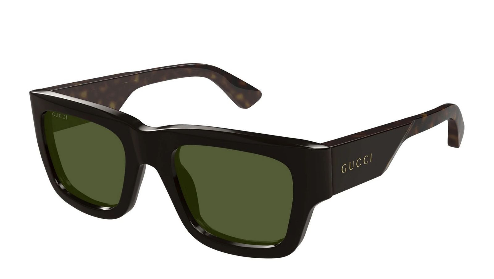 Occhiali da sole uomo Luxury Gucci GG1668S 004 brown havana green nuova collezione